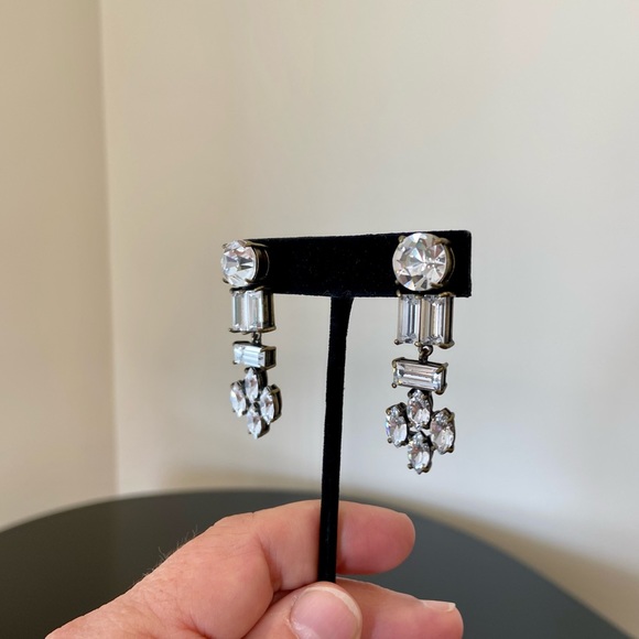 NWT luxury J. Crew crystal drop statement earrings - Picture 16 of 17